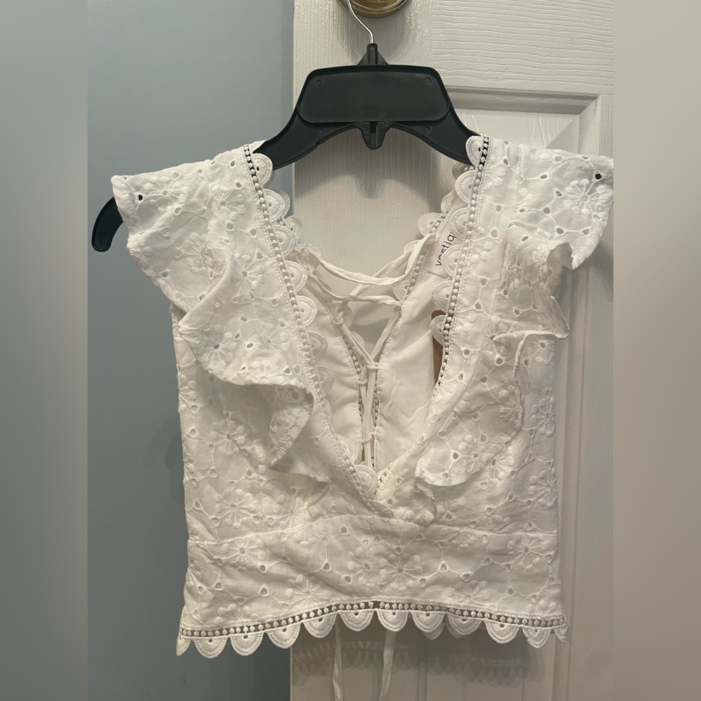 NWT Vestique Bethany Tie Back Top - Picture 3 of 7